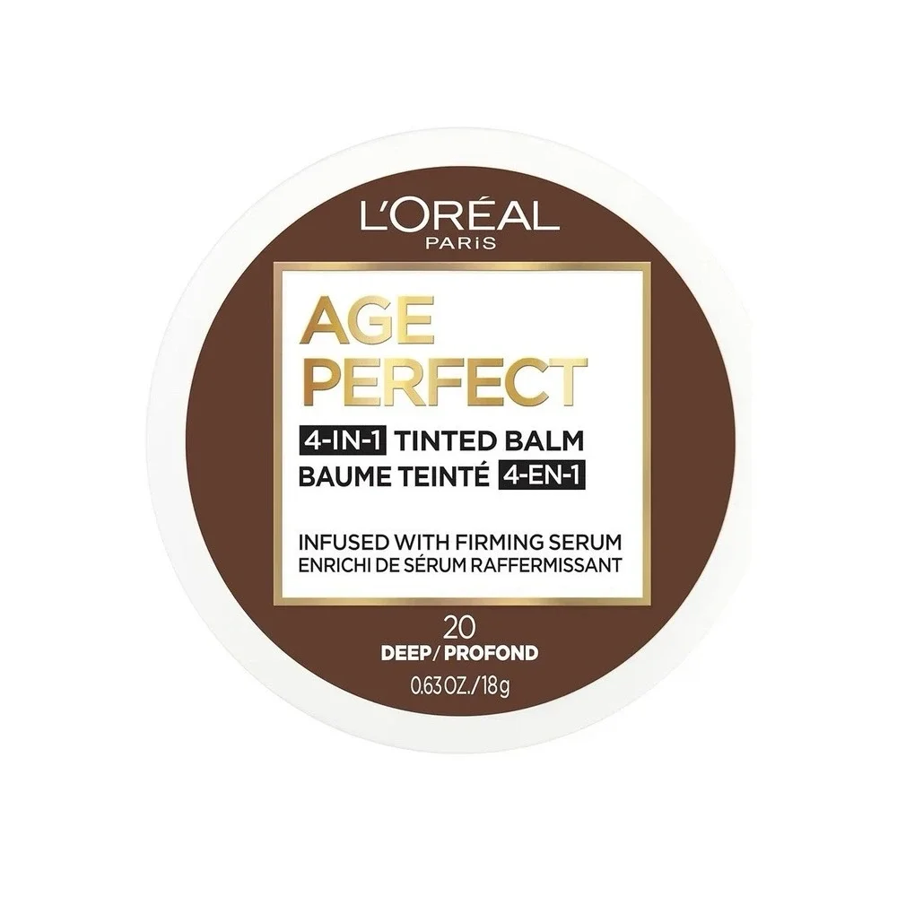 L'Oreal Age Perfect 4-in-1 Tinted Balm 20 Deep 0.63oz Firming Serum New